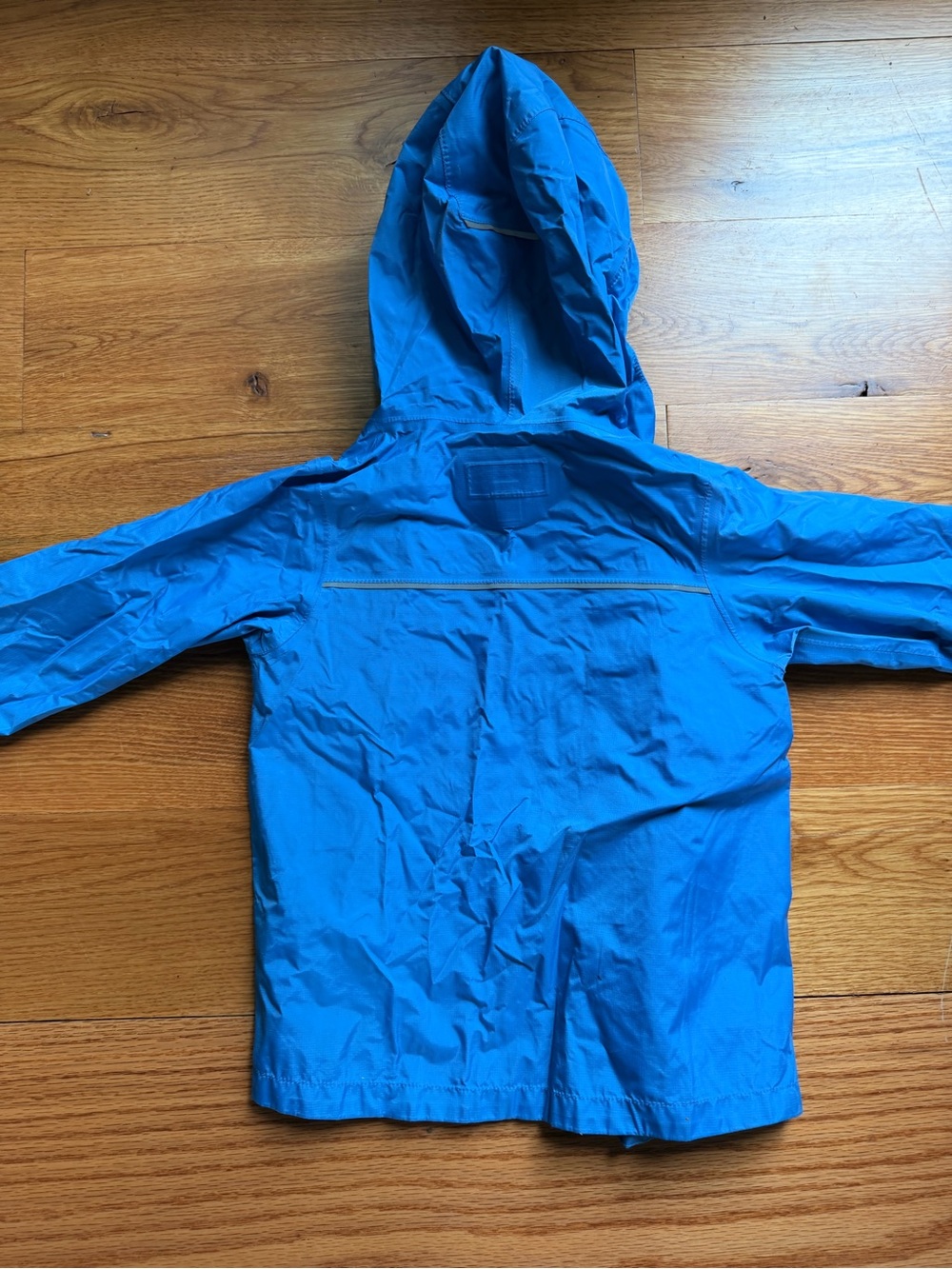 Patagonia Kids Bright Blue Hooded Raincoat 3T ๐ ๐ง๏ธ H2No - Picture 4 of 8